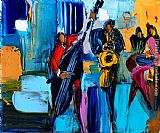 Maya Green Swing jazz painting